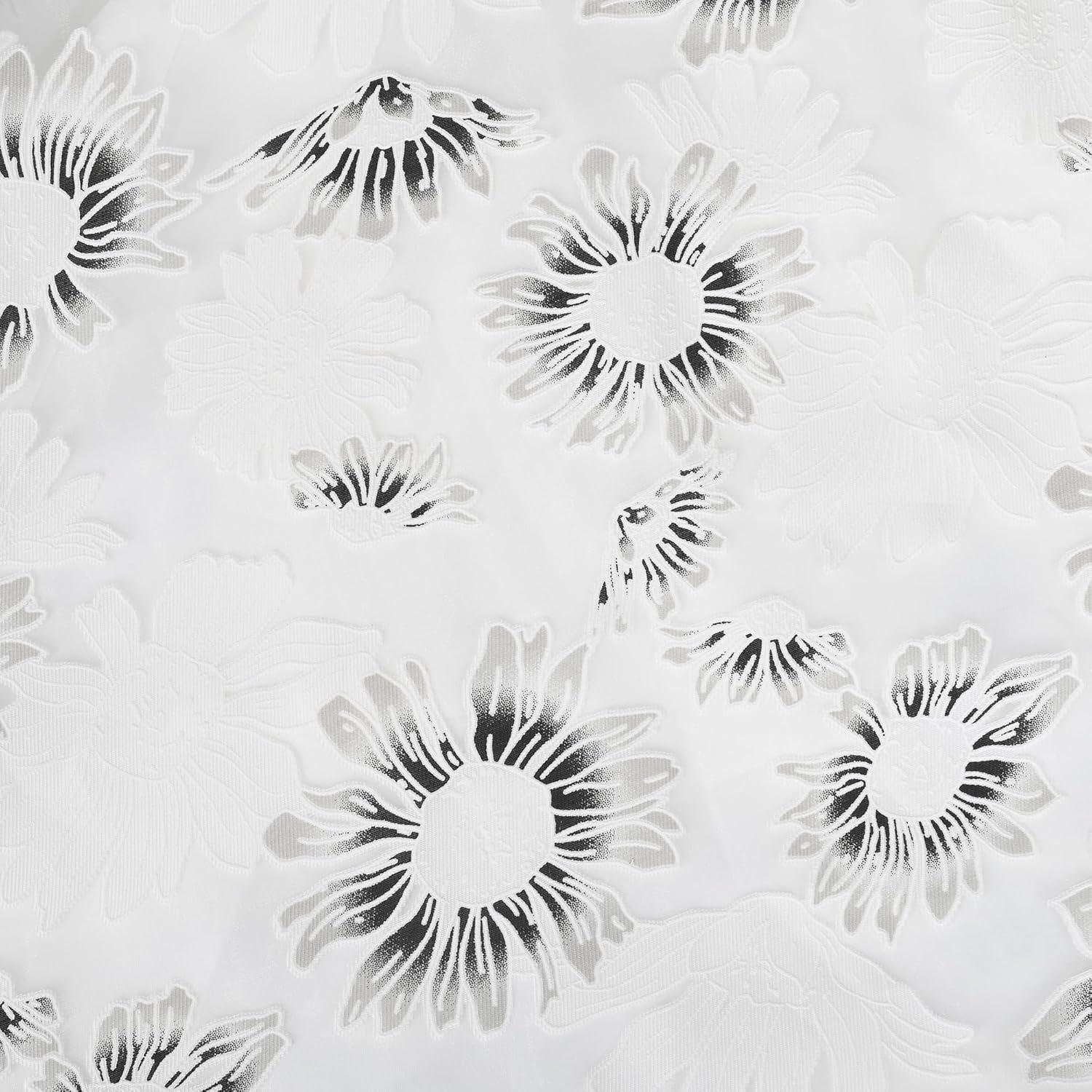 imageSunny Fashion 3 Layers Girls Dress Sunflower Wave Pageant Bridesmaid KidsBlack Floral