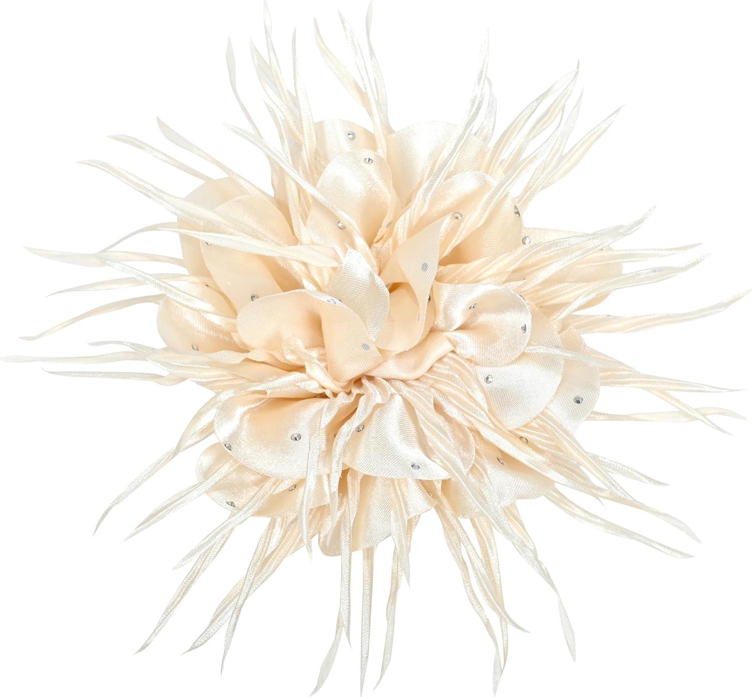 imageSunny Fashion 3 Layers Girls Dress Sunflower Wave Pageant Bridesmaid KidsLight Beige