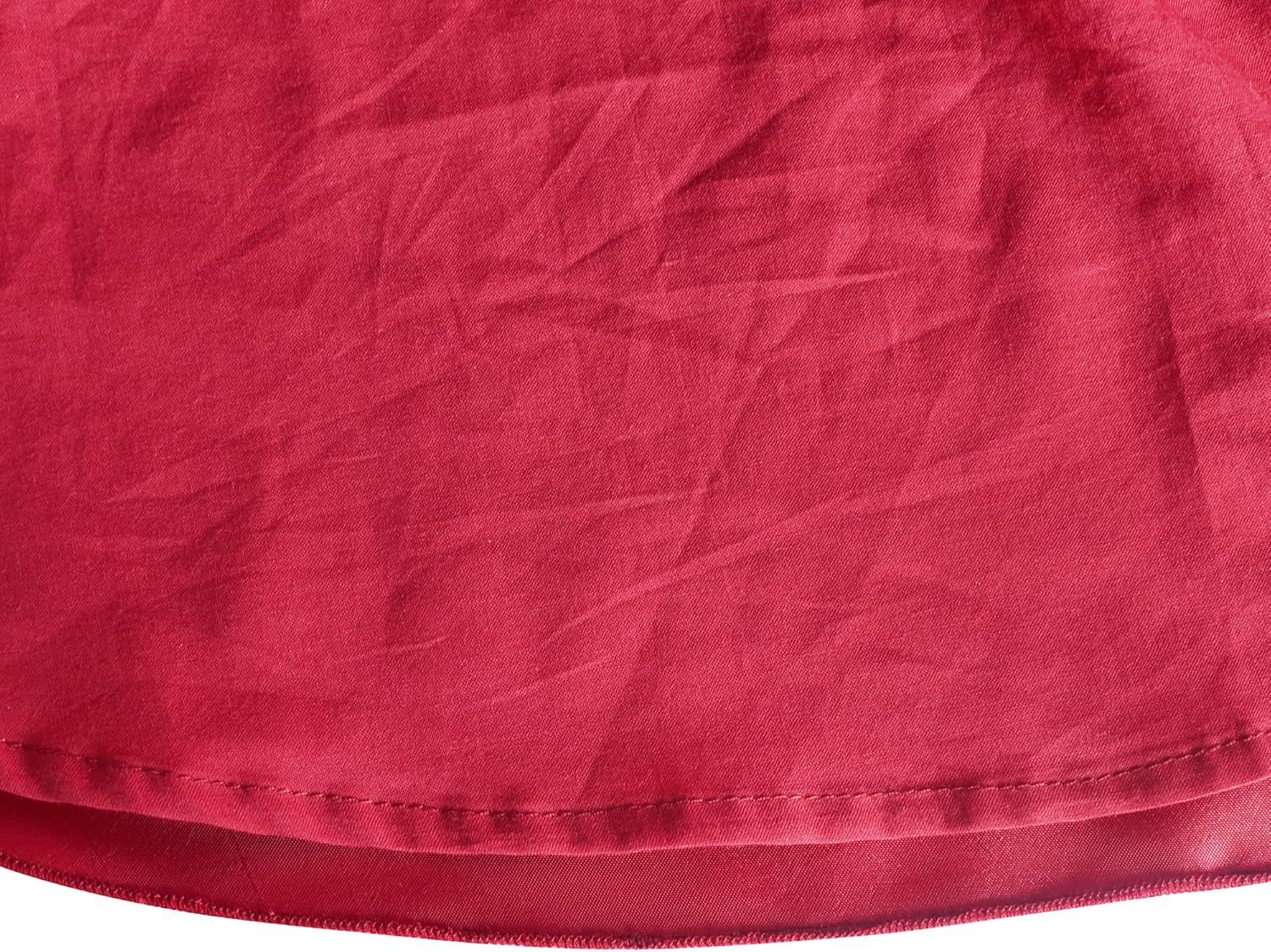 imageSunny Fashion Flower Girls Dress Blue Belted Wedding Party Bridesmaid Size 412Dark Red