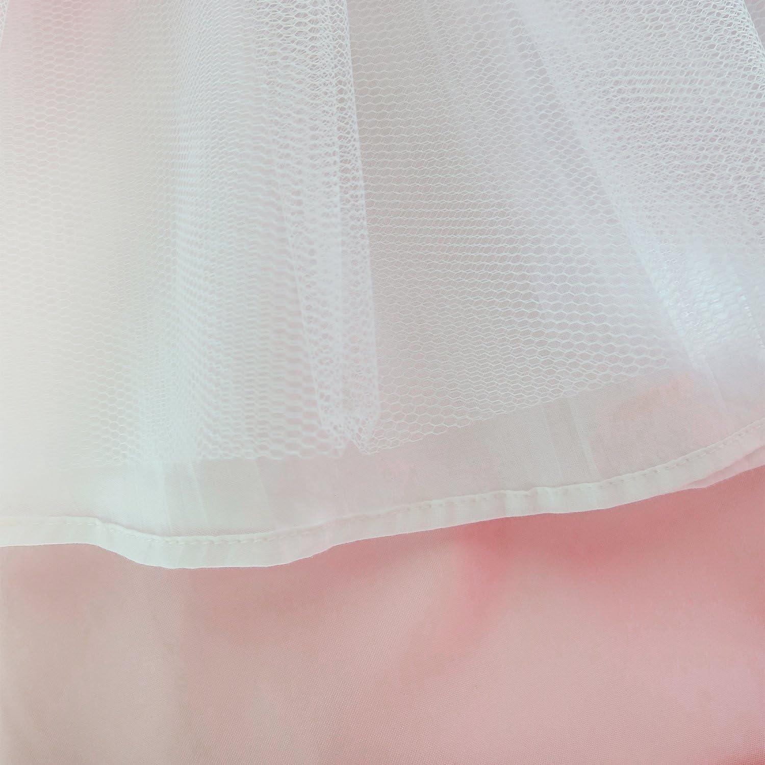 imageSunny Fashion Flower Girls Dress Blue Belted Wedding Party Bridesmaid Size 412Pink