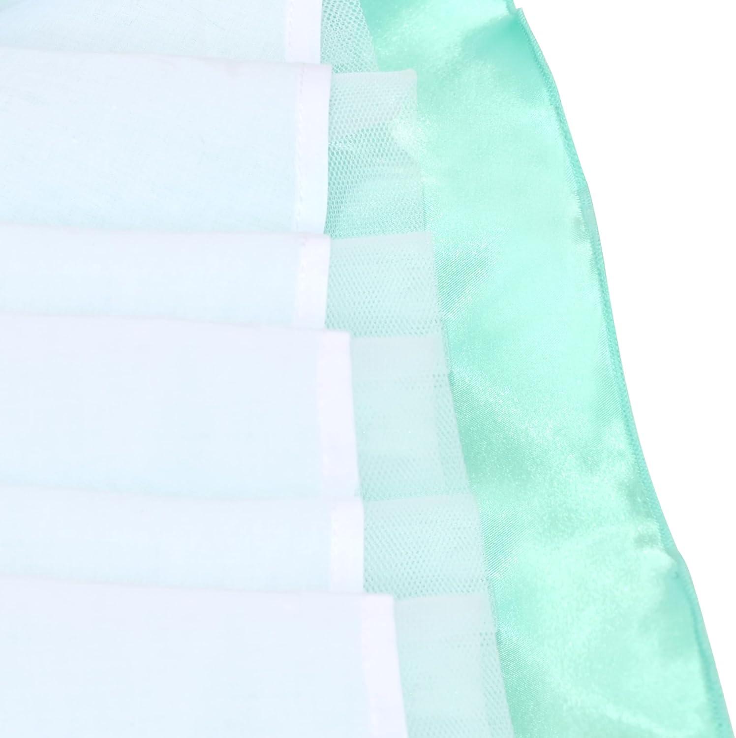 imageSunny Fashion Flower Girls Dress Blue Belted Wedding Party Bridesmaid Size 412Turquoise