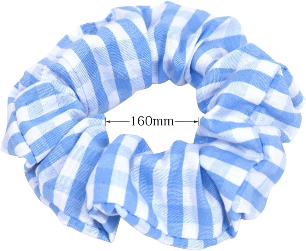 imageSunny Fashion Girls Dress Beige Short Sleeve Collar Button Front School UniformSky Blue Plaid