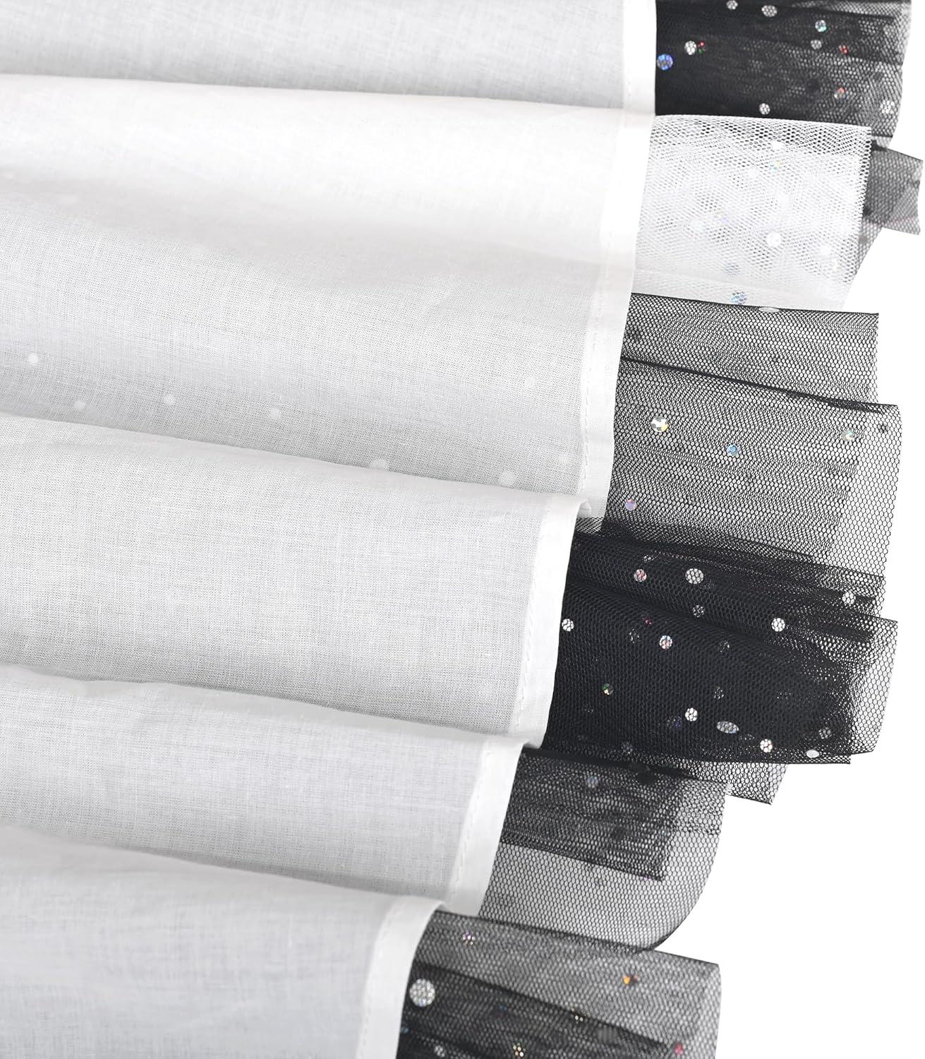 imageSunny Fashion Girls Dress Cat Face Black Tower Ruffle Dancing Party Size 410Black Panda