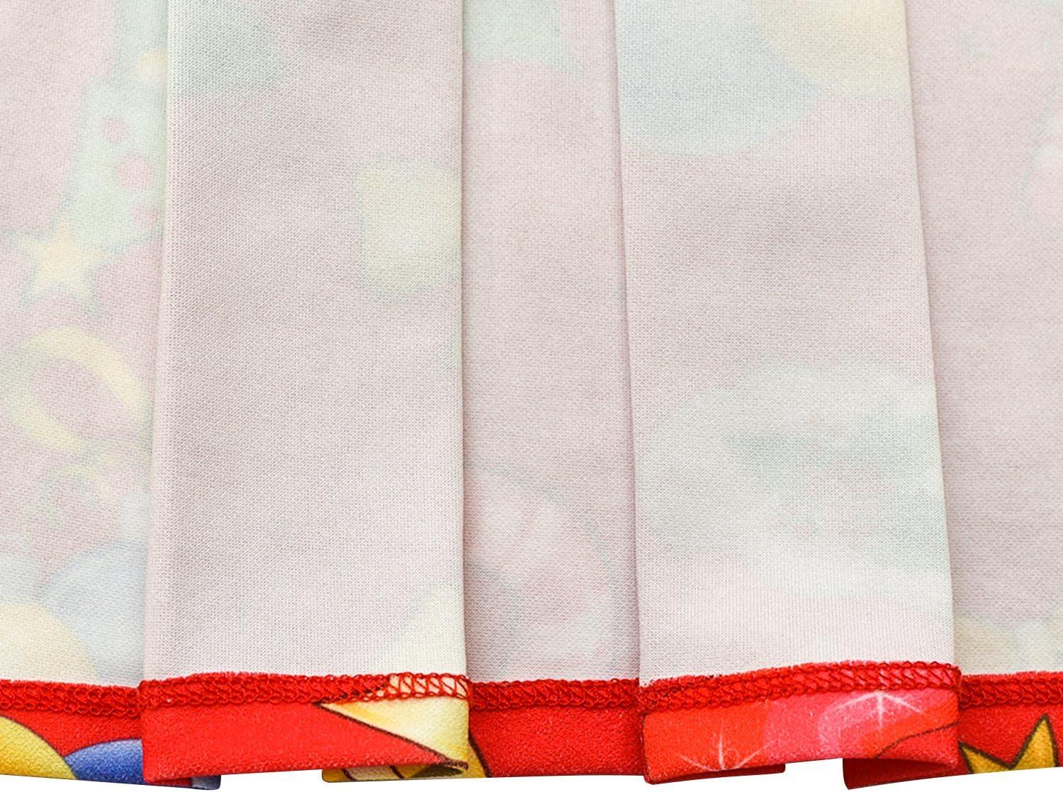 imageSunny Fashion Girls Dress Christmas Tree Xmas Stockings Holiday Size 410Red