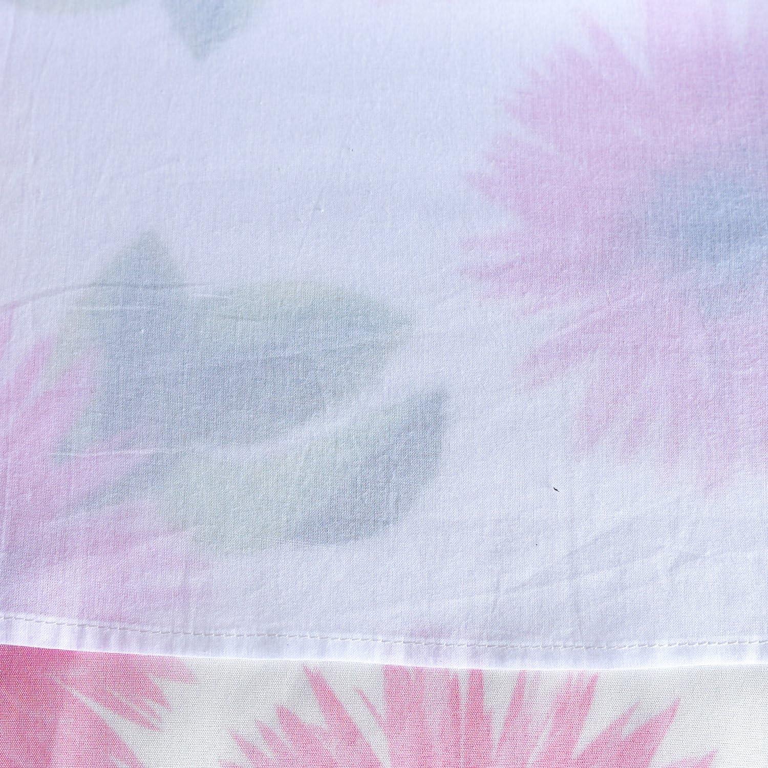 imageSunny Fashion Girls Dress Flower Print Hanky Hem Princess Size 714Pink