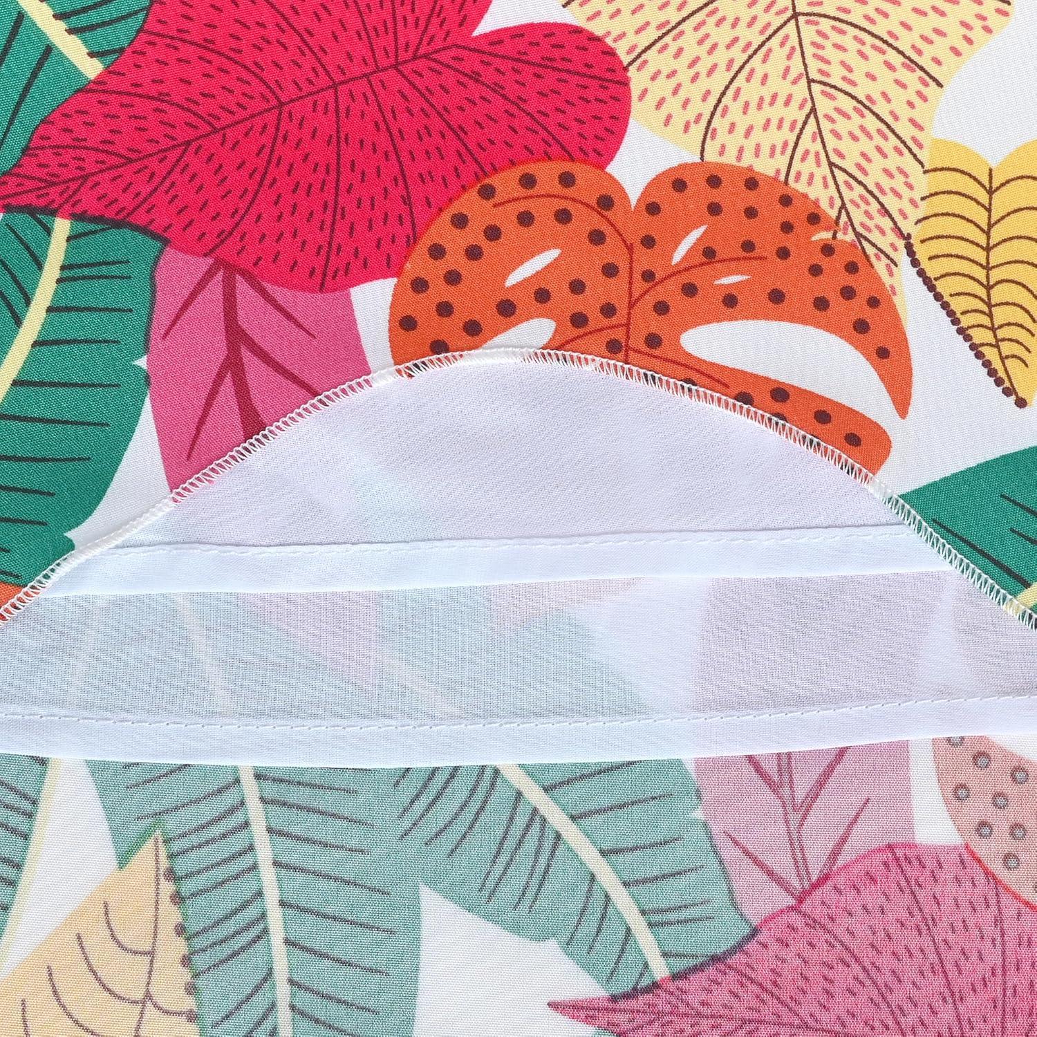 imageSunny Fashion Girls Dress Flower Print Hanky Hem Princess Size 714Tropical Leaf