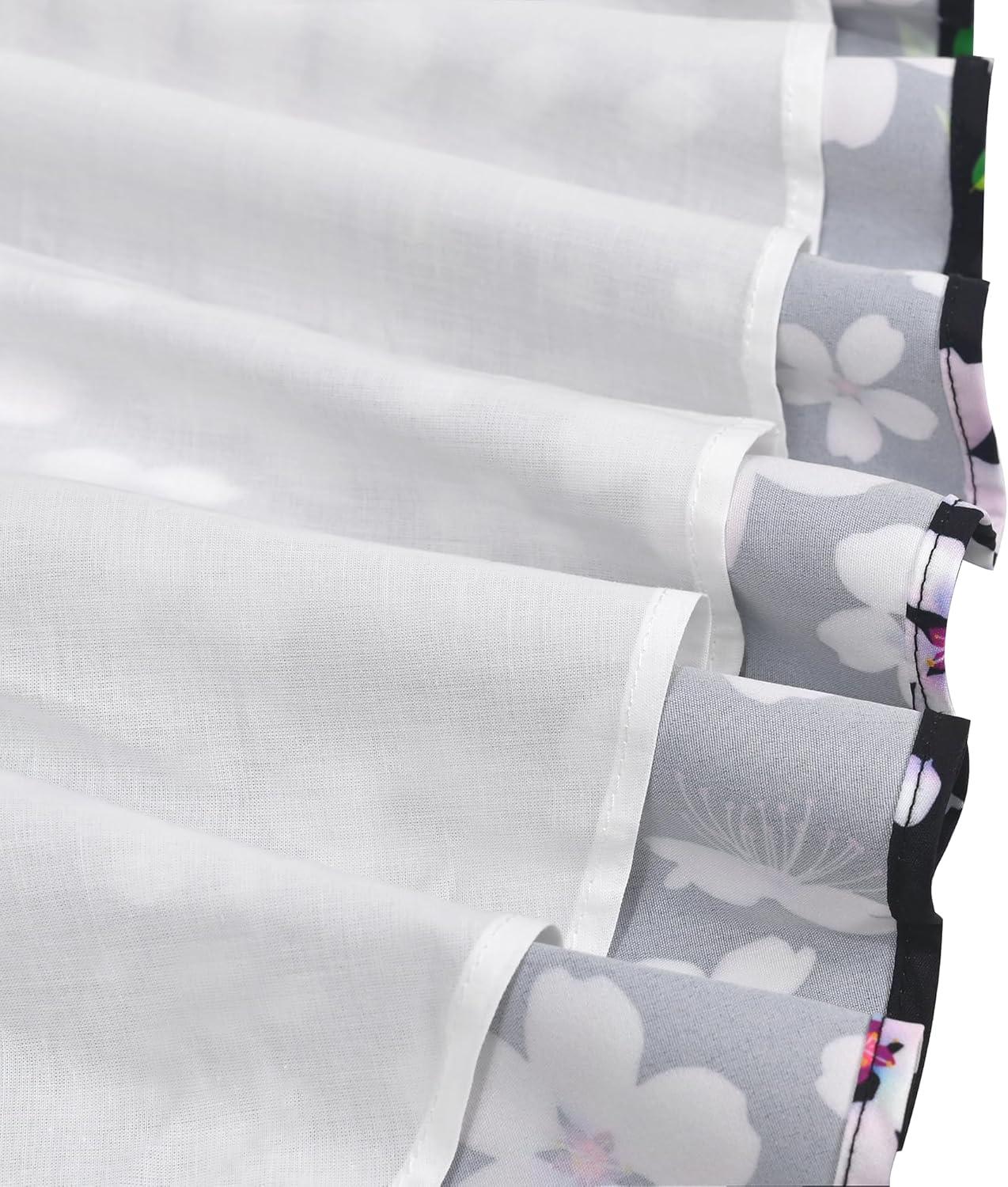 imageSunny Fashion Girls Dress Green Floral Lace St Patrick Clover Party Long SleeveBlack Flower