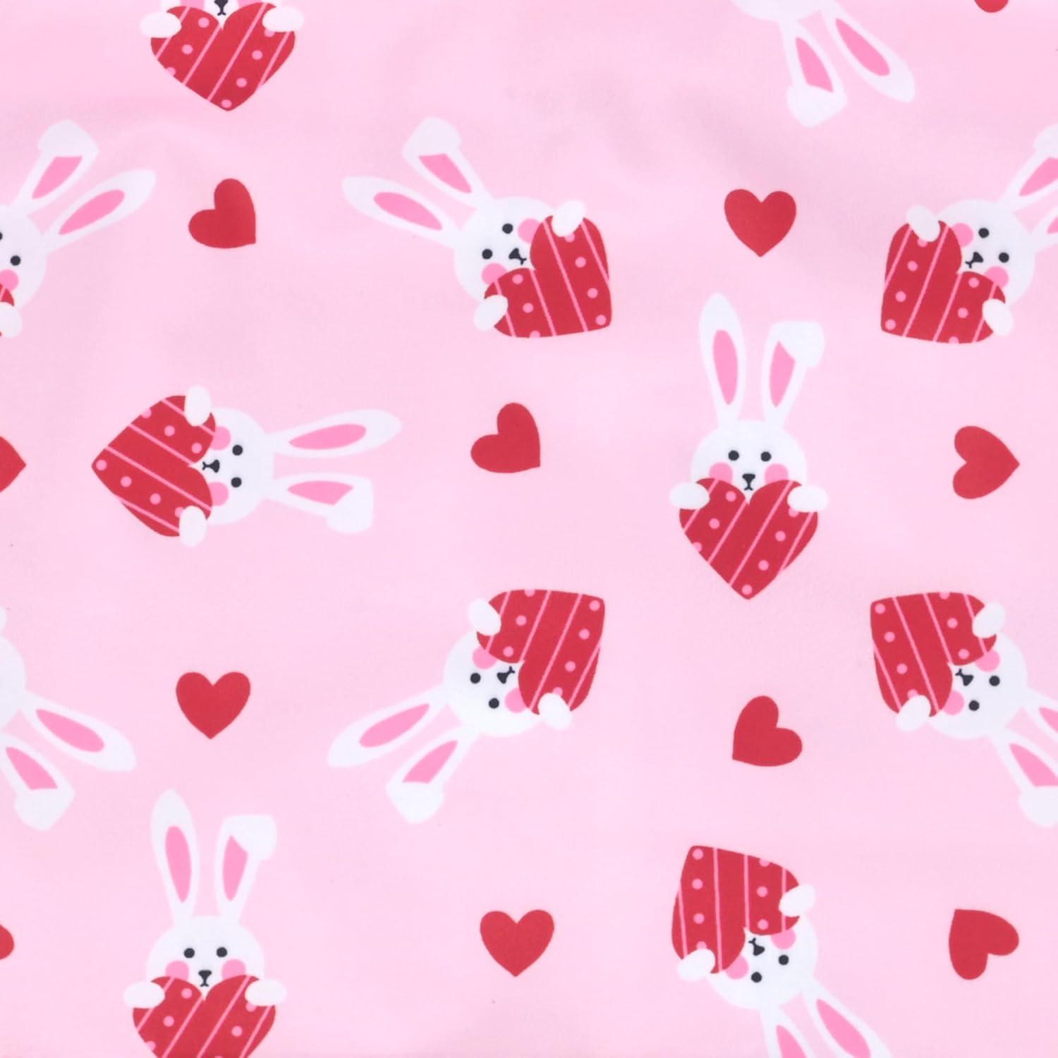 imageSunny Fashion Girls Dress Green Floral Lace St Patrick Clover Party Long SleevePink Heart