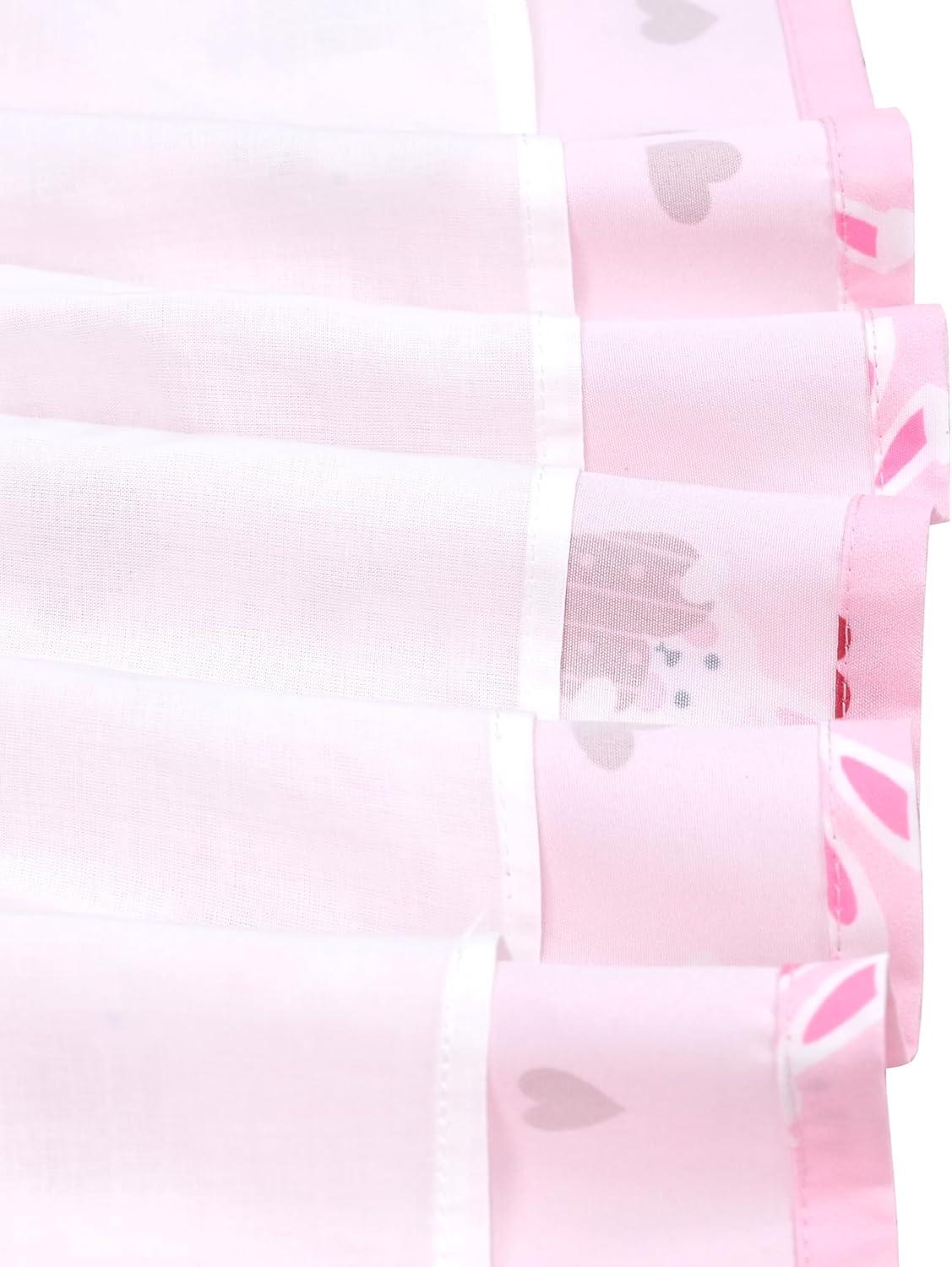 imageSunny Fashion Girls Dress Green Floral Lace St Patrick Clover Party Long SleevePink Heart