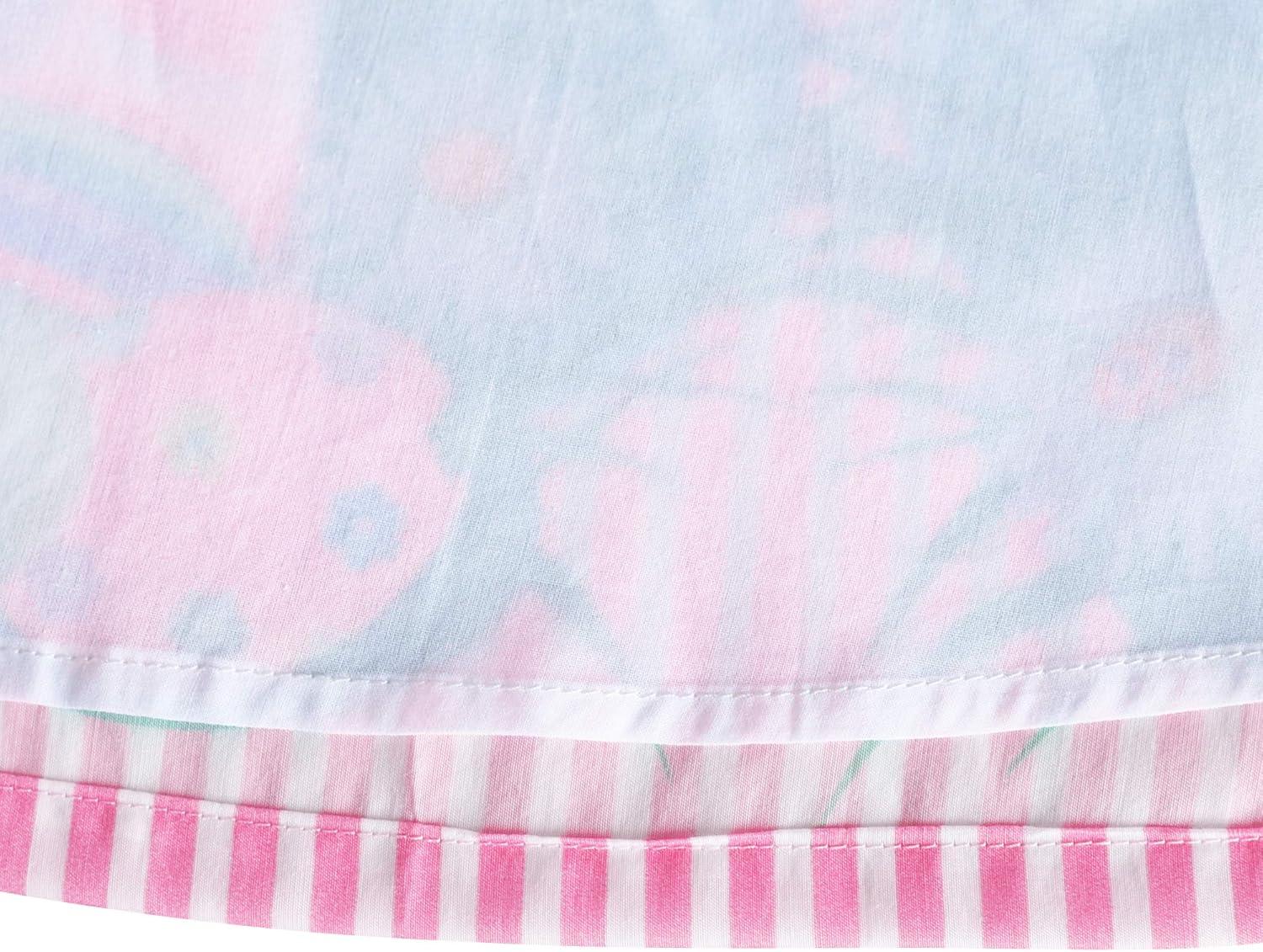 imageSunny Fashion Girls Dress Ladybug Polka Dot Bow TiePink Bunny