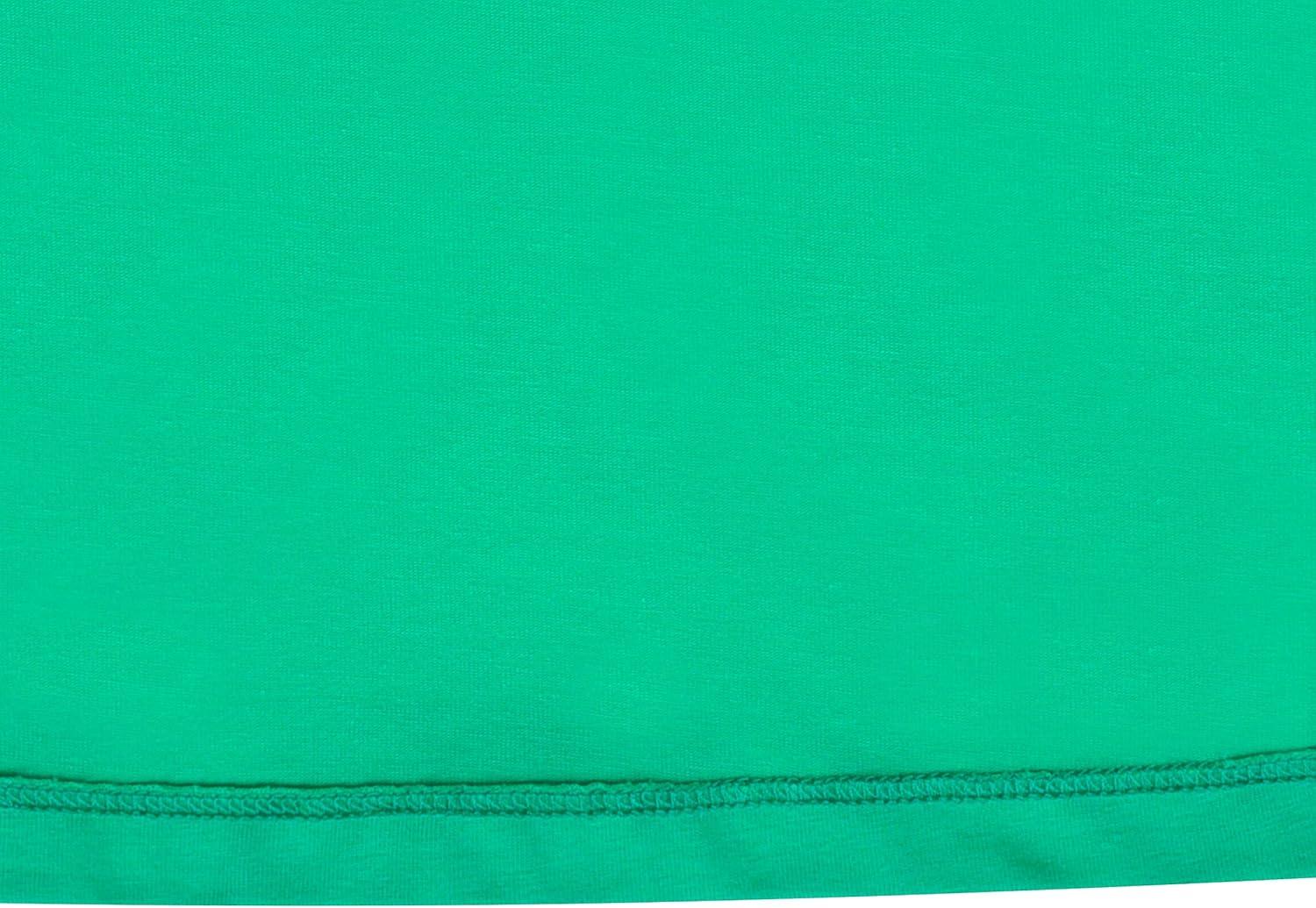 imageSunny Fashion Girls Dress Long Sleeve Butterfly Color Contrast Casual WearingGreen