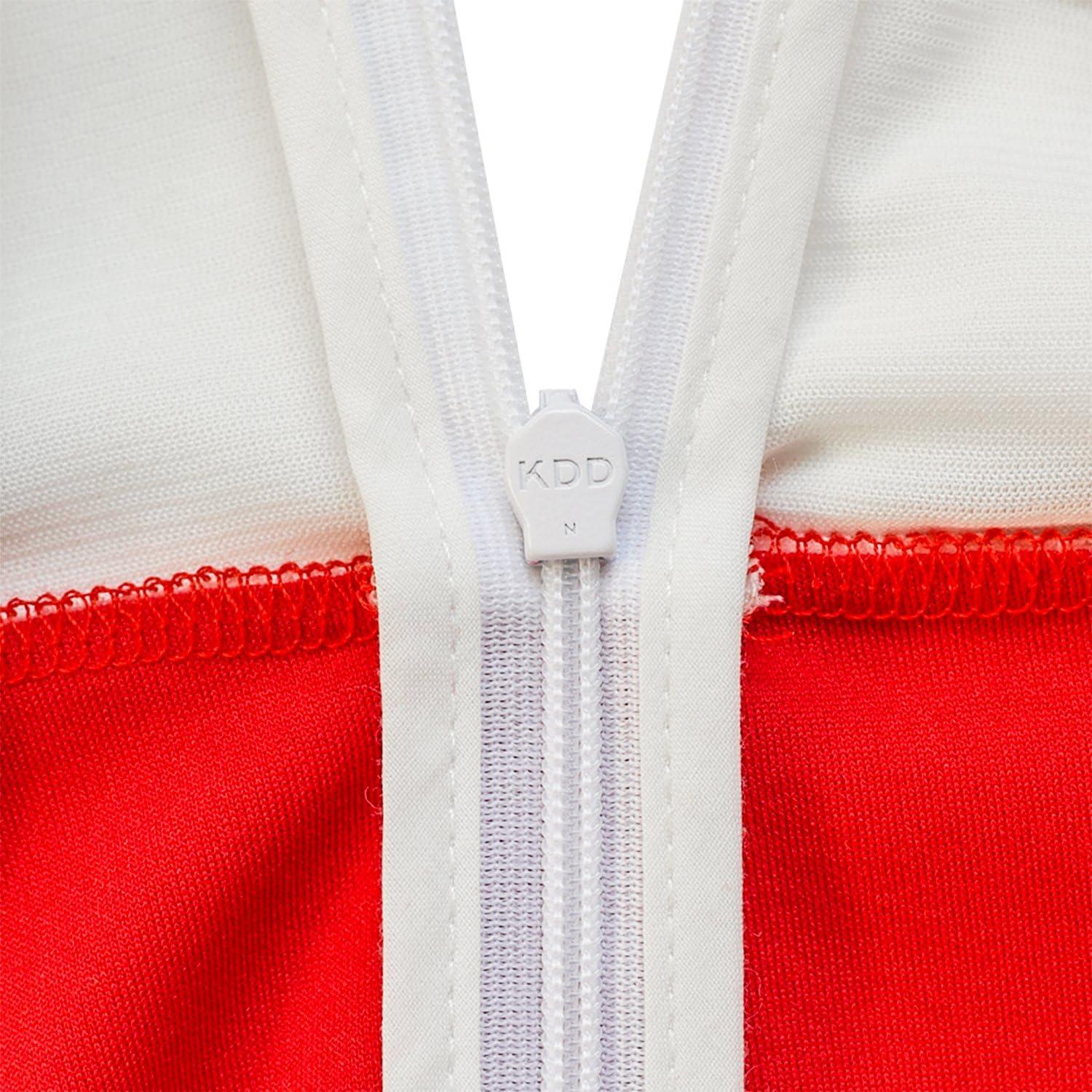 imageSunny Fashion Girls Dress Long Sleeve Daisy Flower Striped Casual CottonRed Candy Cane