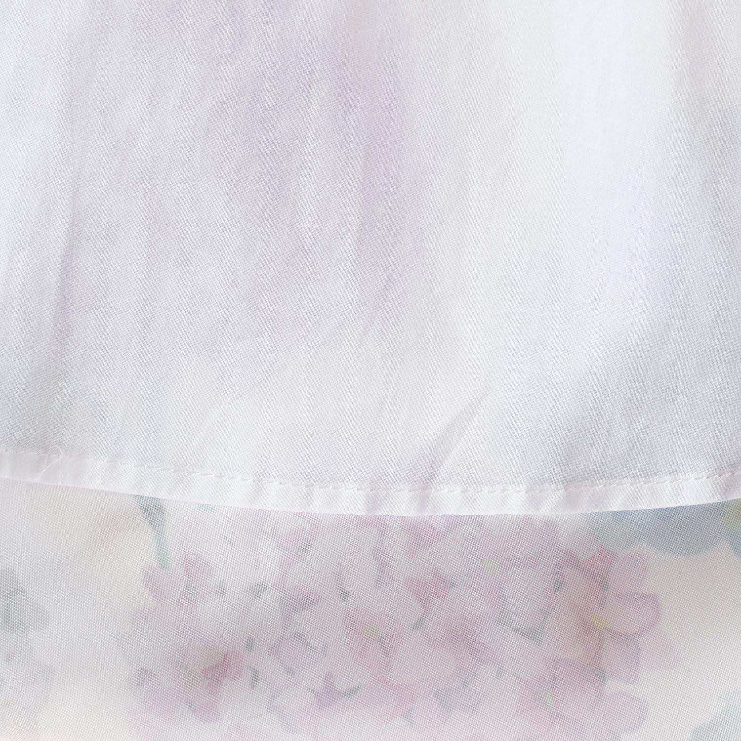 imageSunny Fashion Girls Dress Navy Blue Flower Belt Vintage Party Size 614White