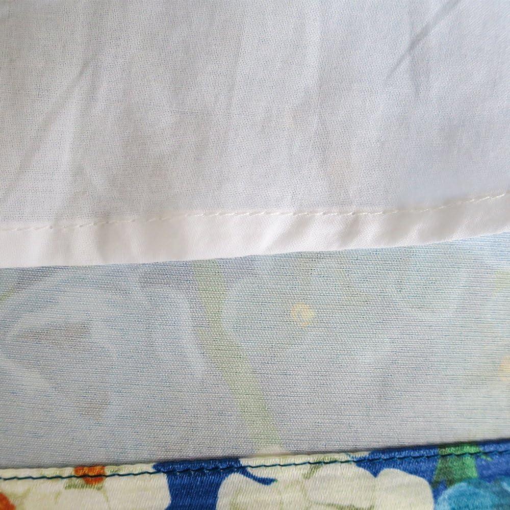 imageSunny Fashion Girls Dress Navy Blue Flower Belt Vintage Party Size 614White and Blue