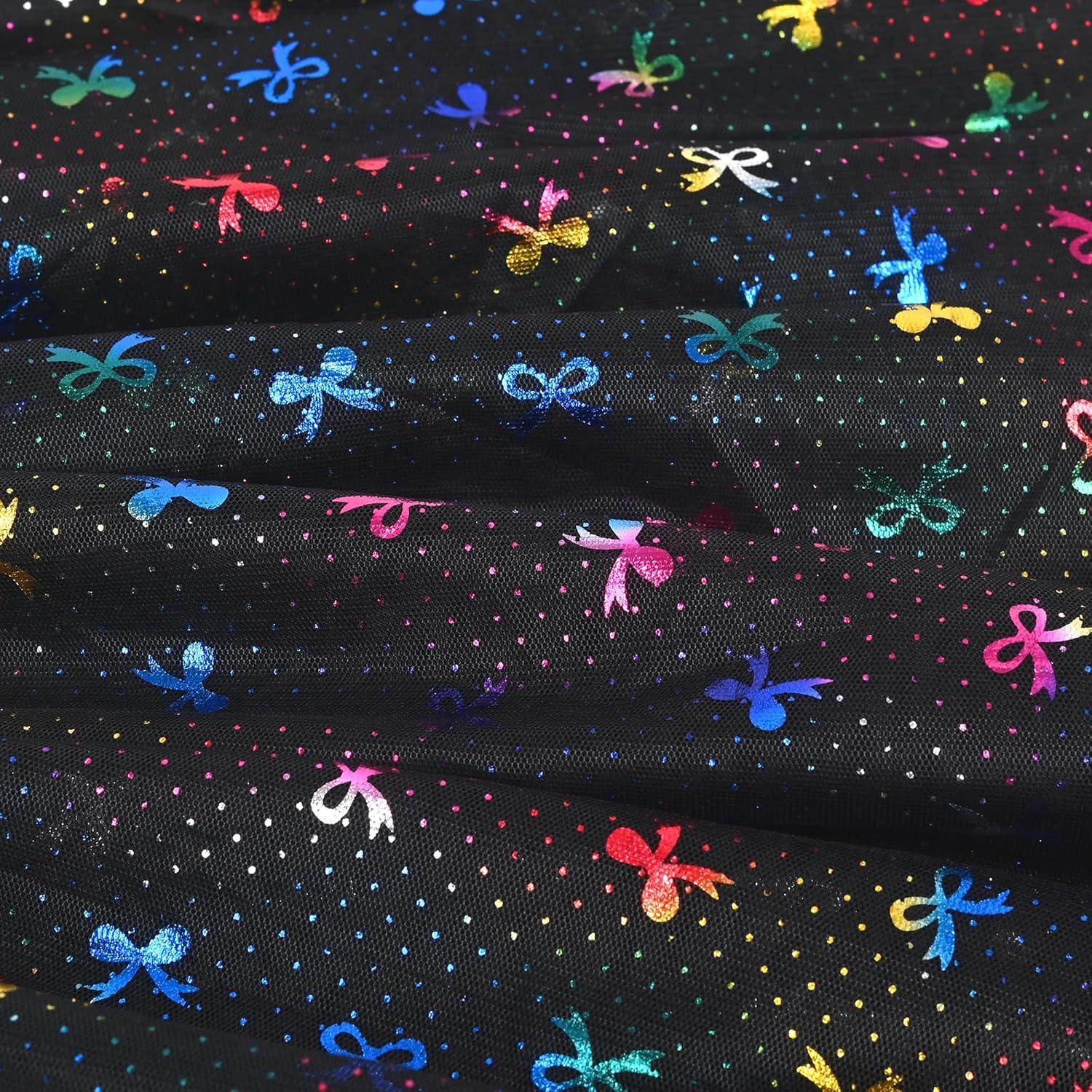 imageSunny Fashion Girls Dress Purple Short Sleeve Rainbow Tulle Skirt Birthday PartyBlack Eiffel Tower