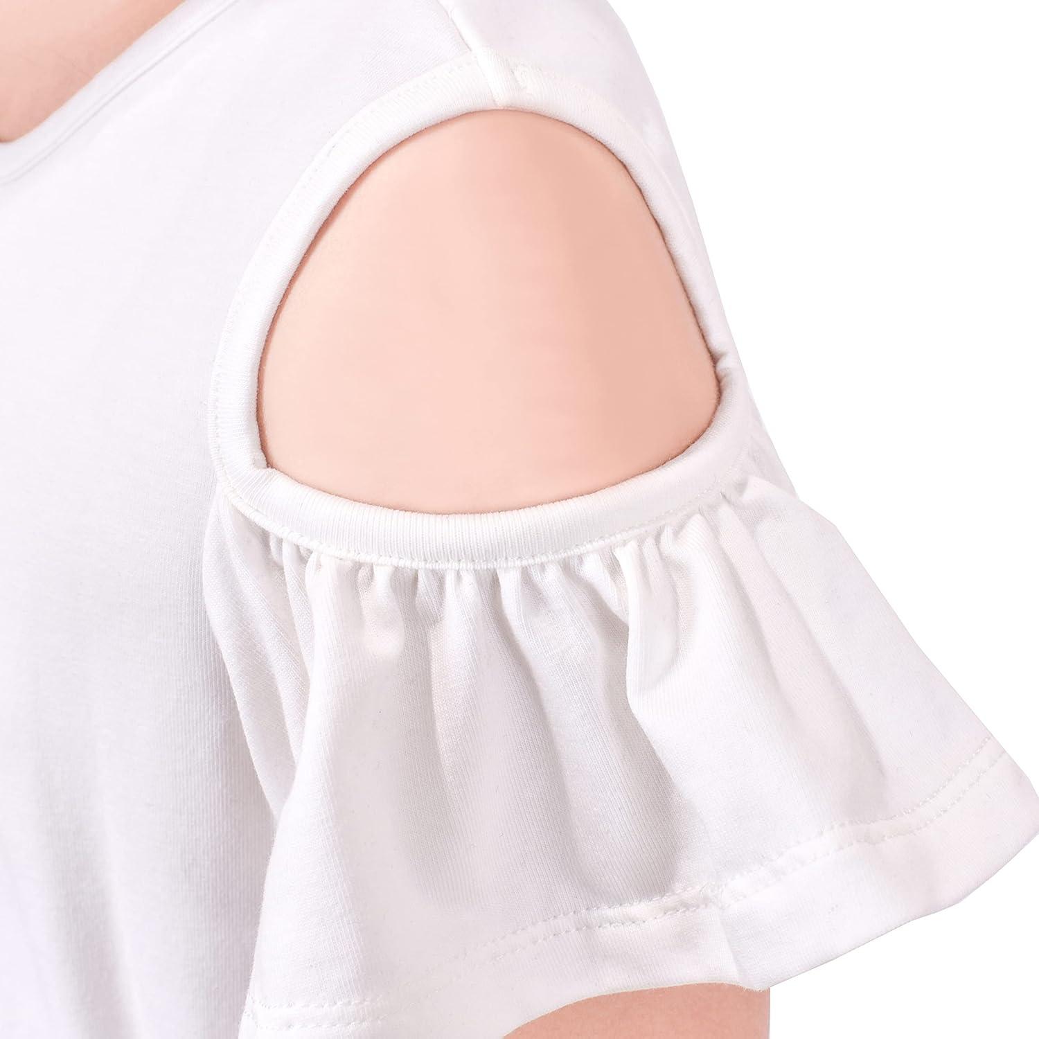 imageSunny Fashion Girls Dress Purple Short Sleeve Rainbow Tulle Skirt Birthday PartyBlack Flowers