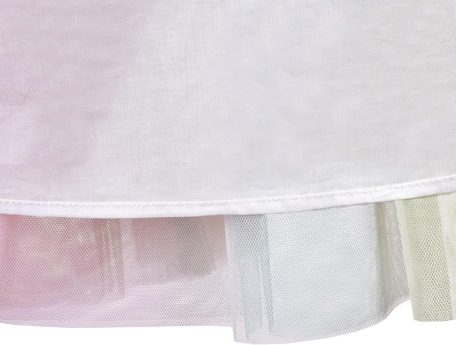 imageSunny Fashion Girls Dress Purple Short Sleeve Rainbow Tulle Skirt Birthday PartyRainbow Unicorn