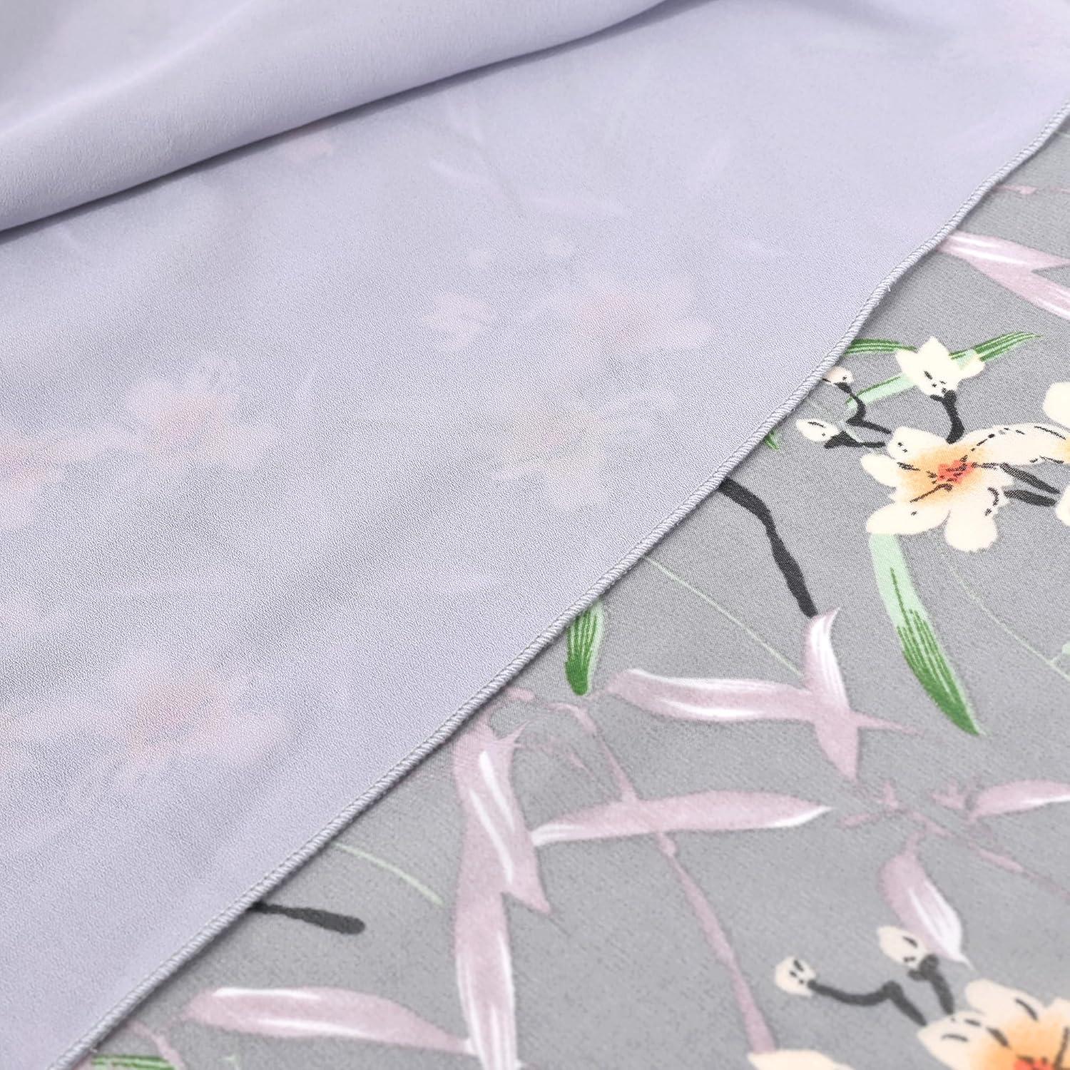 imageSunny Fashion Girls Dress Yellow Leaf Sleeveless Summer Party Size 612Gray