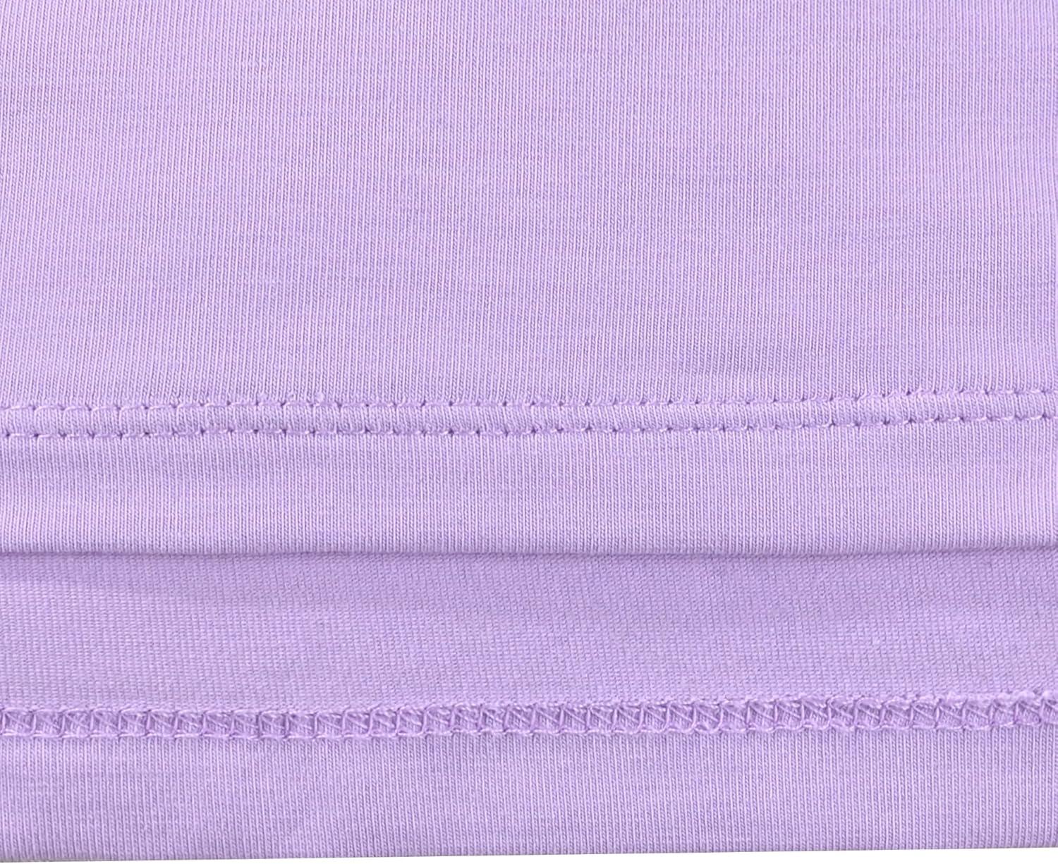 imageSunny Fashion Girls Gray 2 Piece Shirt Butterfly Multicolor Rainbow Floral SkirtLavender Purple Ombre