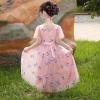 Sunny Fashion Flower Girls Dress Lace Hem Wedding First Communion Size 6-14(Pink Butterfly)