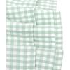 Sunny Fashion Girls Dress Beige Short Sleeve Collar Button Front School Uniform(Sage Gingham)