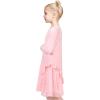 Sunny Fashion Girls Dress Christmas Tree Xmas Stockings Holiday Size 4-10(Salmon Pink)