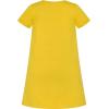 Sunny Fashion Girls Dress Cotton Casual Star Embroidered Violet Red Size 3-7(Yellow)