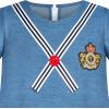 Sunny Fashion Girls Dress Denim Short Sleeve School Uniform Size 5-12(Denim Blue)