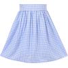 Sunny Fashion Girls Dress Ladybug Polka Dot Bow Tie(Blue Plaid)