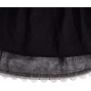 Sunny Fashion Girls Dress Long Sleeve Christmas Owl Sparkling Sequin Tulle(Black Lace)