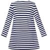 Sunny Fashion Girls Dress Long Sleeve Christmas Reindeer Snow Holiday Party(Blue Striped Unicorn)