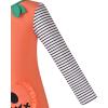 Sunny Fashion Girls Dress Long Sleeve Daisy Flower Striped Casual Cotton(Orange Pumpkin)