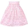 Sunny Fashion Girls Dress Purple Flower Summer Casual Dress Lace Size 6-14(Pink Flower Collar)