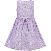 Sunny Fashion Girls Dress Purple Flower Summer Casual Dress Lace Size 6-14(Purple Flower)