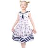 Sunny Fashion Girls Dress Purple Flower Summer Casual Dress Lace Size 6-14(White Umbrella)