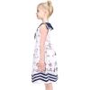 Sunny Fashion Girls Dress Purple Flower Summer Casual Dress Lace Size 6-14(White Umbrella)