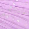 Sunny Fashion Girls Dress Purple Short Sleeve Rainbow Tulle Skirt Birthday Party(Purple Sequin)