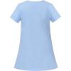 Sunny Fashion Girls Dress T-Shirt Cotton Bird Embroidered Short Sleeve Size 2-6(Blue Whale)
