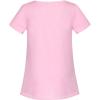 Sunny Fashion Girls Dress T-Shirt Cotton Bird Embroidered Short Sleeve Size 2-6(Pink)