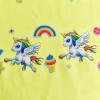 Sunny Fashion Girls Dress Yellow Unicorn Print Birthday Party Size 3-10
