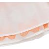 Sunny Fashion Girls Skirt Navy Blue Pearl Stars Sparkling Tutu Dancing Size 4-12(Orange)