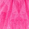 Sunny Fashion Girls Skirt Navy Blue Pearl Stars Sparkling Tutu Dancing Size 4-12(Pink Sparkle)