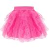 Sunny Fashion Girls Skirt Navy Blue Pearl Stars Sparkling Tutu Dancing Size 4-12(Pink Sparkle)