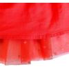 Sunny Fashion Girls Skirt Navy Blue Pearl Stars Sparkling Tutu Dancing Size 4-12(Red)