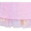 Sunny Fashion Girls Skirt Navy Blue Pearl Stars Sparkling Tutu Dancing Size 4-12(Soft Pink)