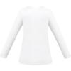 Sunny Fashion Girls White Long Sleeve T-Shirt Top Rainbow Sequins Letter Star(White Bunny)