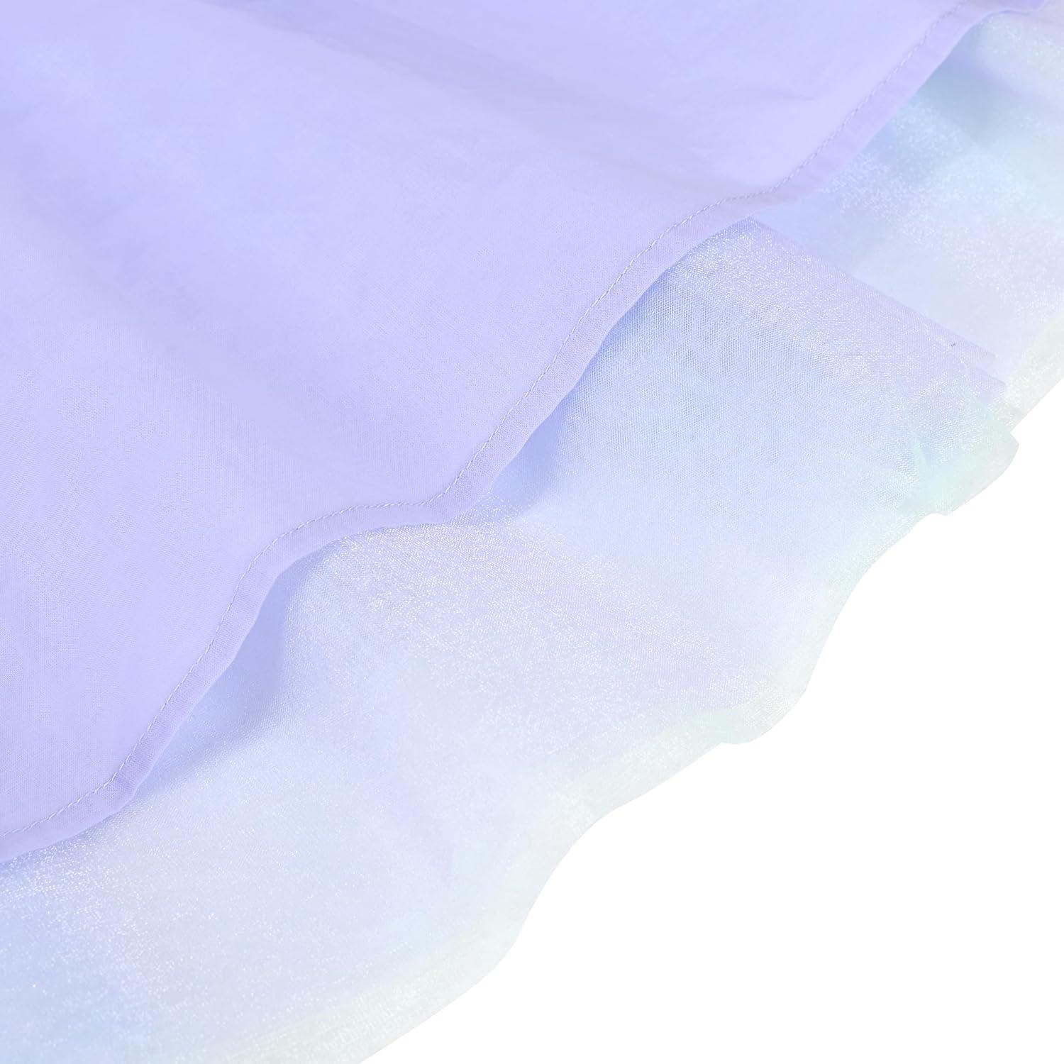 imageSunny Fashion Flower Girl Dress Ivory Sequin Bridesmaid Wedding Party Size 612Bluish Purple