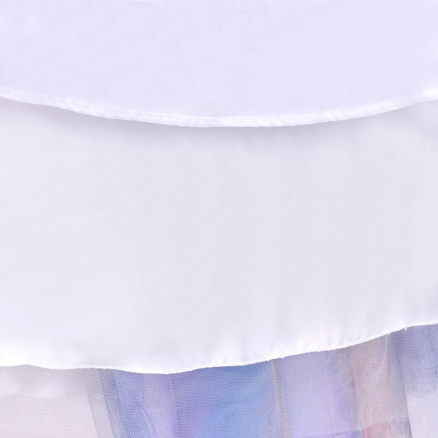 imageSunny Fashion Flower Girl Dress Ivory Sequin Bridesmaid Wedding Party Size 612Purple Flower