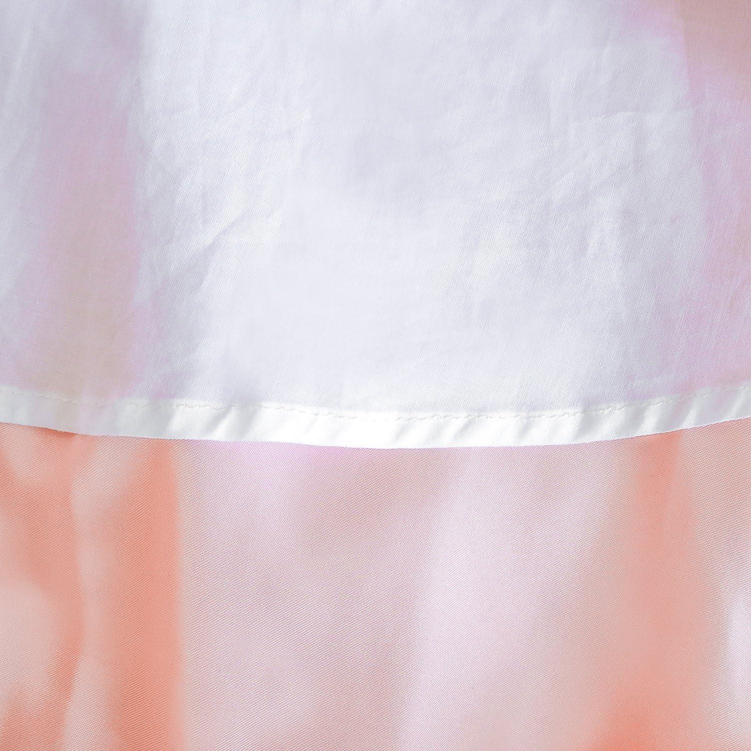 imageSunny Fashion Flower Girls Dress Halter Bow Tie Ruffle Wedding BridesmaidLight Salmon Color