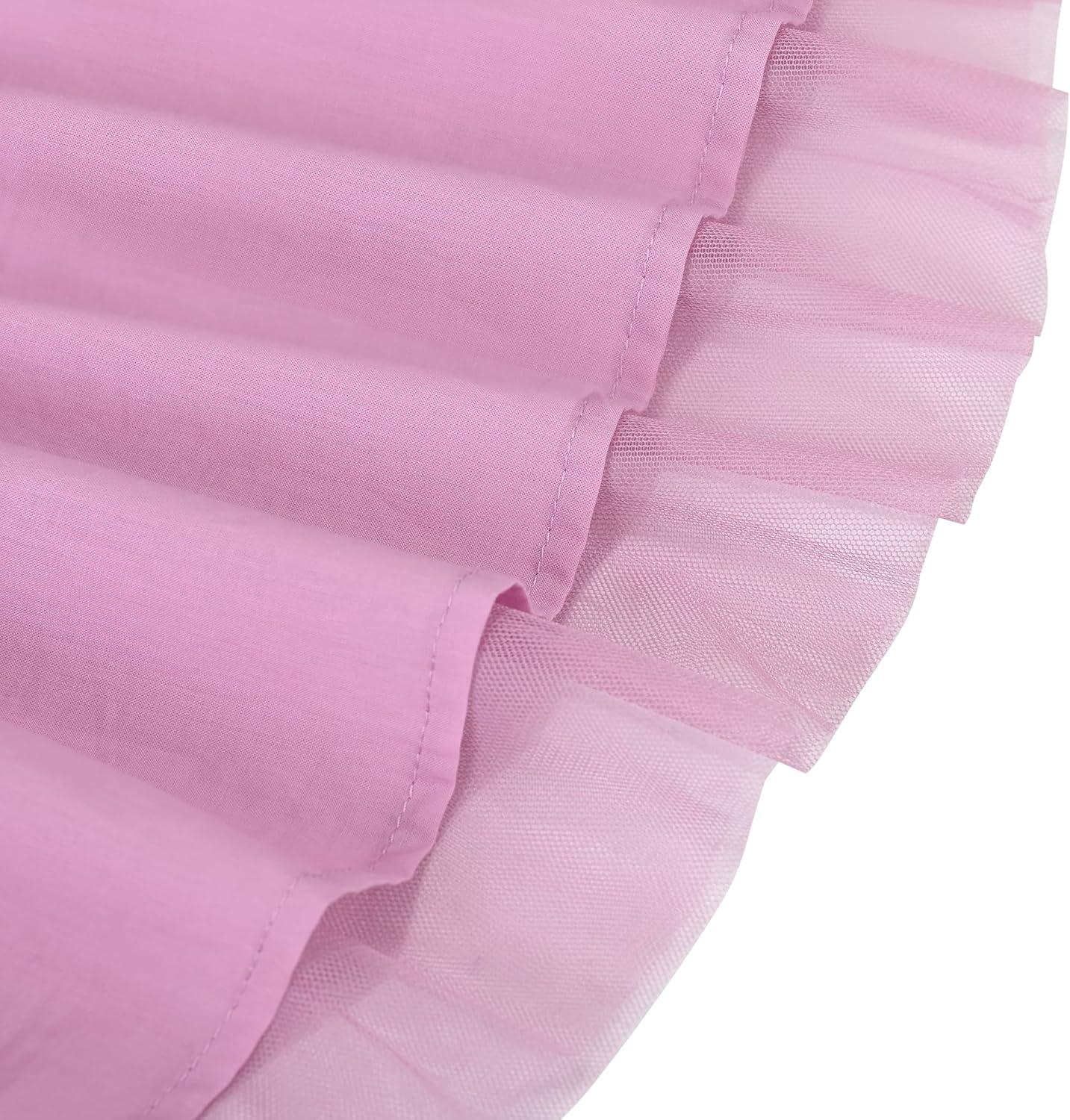 imageSunny Fashion Flower Girls Dress Halter Dress Pearl Party Wedding BirthdayPale Purple